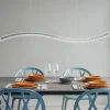 Lampadari Moderni-Selezionato da Mazzolaluce Lampadario led di cristallo per soggiorno