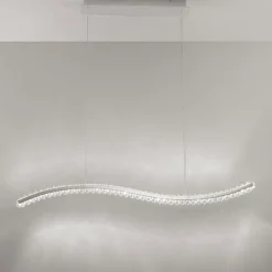 Lampadari Moderni-Selezionato da Mazzolaluce Lampadario led di cristallo per soggiorno