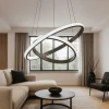 Lampadari Moderni-Gea Luce Lampadario led iole s2 titanio led 40w 3000k