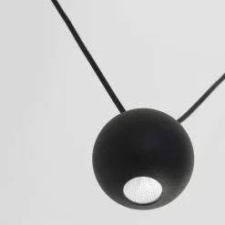 Lampadari Moderni-Selezionato da Mazzolaluce Lampadario led 3000k design moderno ragno nero
