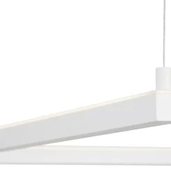 Lampadari Moderni-Selezionato da Mazzolaluce Lampadario led 3000k dimmerabile quadrato 100cm bianco moderno