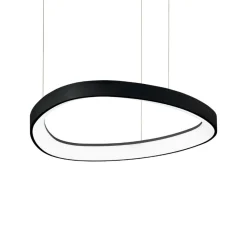 Lampadari Cucina-Ideal Lux Lampadario led 3000k gemini sp d042 nero