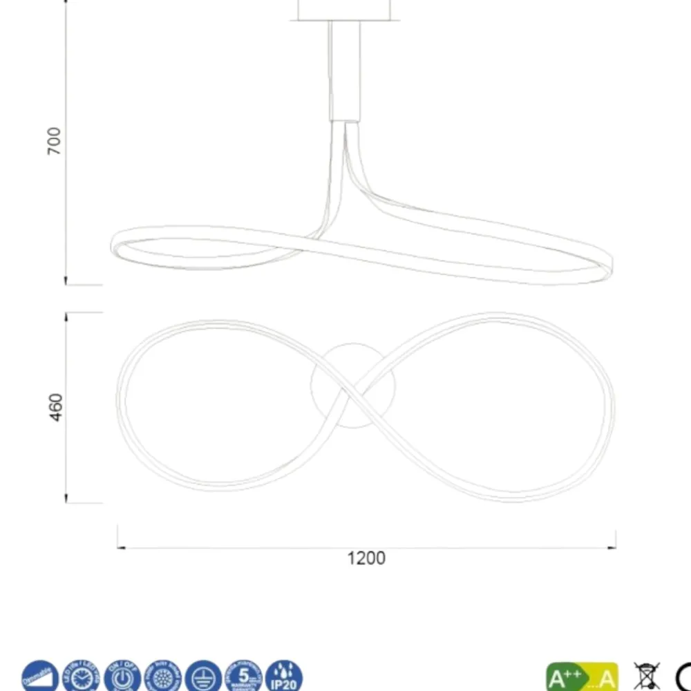 Lampadari Moderni-Selezionato da Mazzolaluce Lampadario led moderno led per soggiorno silver cromo dimmerabile