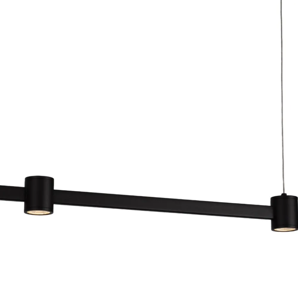 Lampadari Moderni-Selezionato da Mazzolaluce Lampadario led nera per moderna