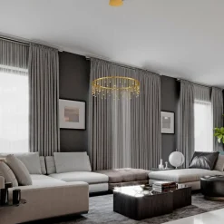 Lampadari Moderni-Selezionato da Mazzolaluce Lampadario led oro ramato stelle cadenti