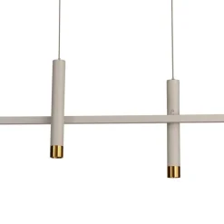 Lampadari Cucina-Selezionato da Mazzolaluce Lampadario led per cucina design bianco oro