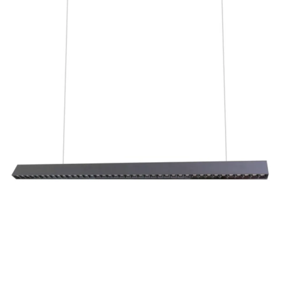 Lampadari Moderni-Selezionato da Mazzolaluce Lampadario led per scrivania ufficio nero 40w 3000k fp