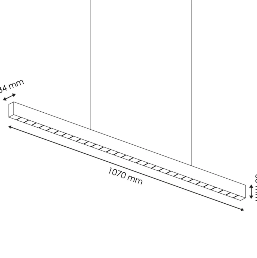 Lampadari Moderni-Selezionato da Mazzolaluce Lampadario led per scrivania ufficio nero 40w 3000k fp