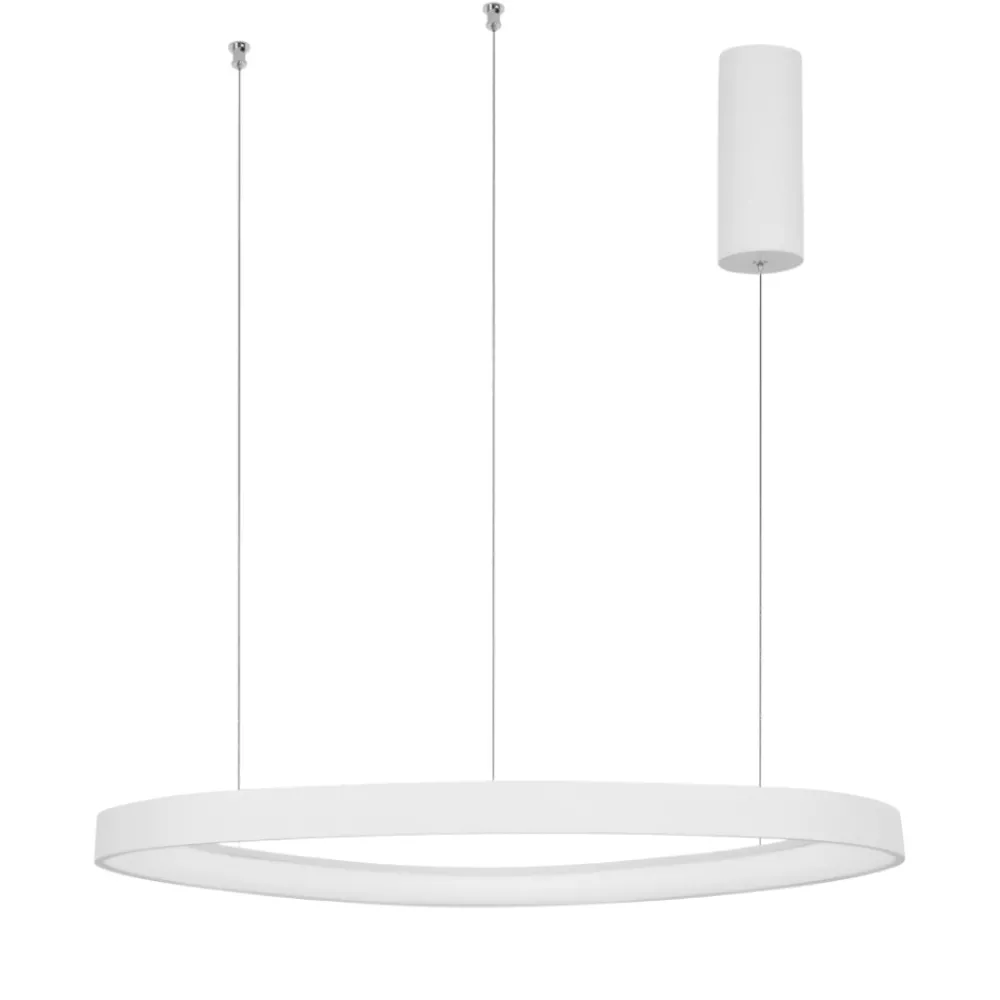 Lampadari Moderni-Selezionato da Mazzolaluce Lampadario led triangolare bianco 48w 3000k moderna