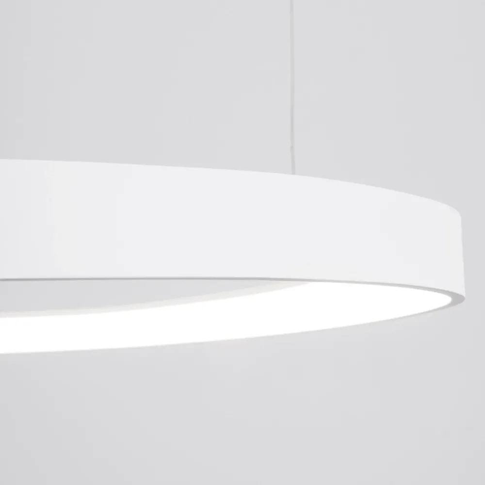 Lampadari Moderni-Selezionato da Mazzolaluce Lampadario led triangolare bianco 48w 3000k moderna