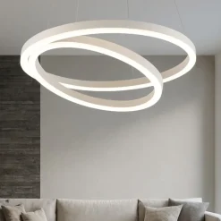 Lampadari Moderni-Vivida International Lampadario led 60w 3000k bianco moderno hurricane vivida