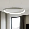 Lampadari Moderni-Vivida International Lampadario led 60w 3000k 4000k design moderno vivida lifering bianco 81cm