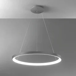 Lampadari Moderni-Vivida International Lampadario led 80w 3000k 4000k vivida lifering-r titanio rotondo