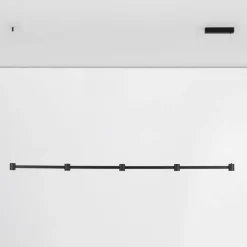 Lampadari Cucina-Selezionato da Mazzolaluce Lampadario led 30w 3000k nero barra orizzontale per cucina