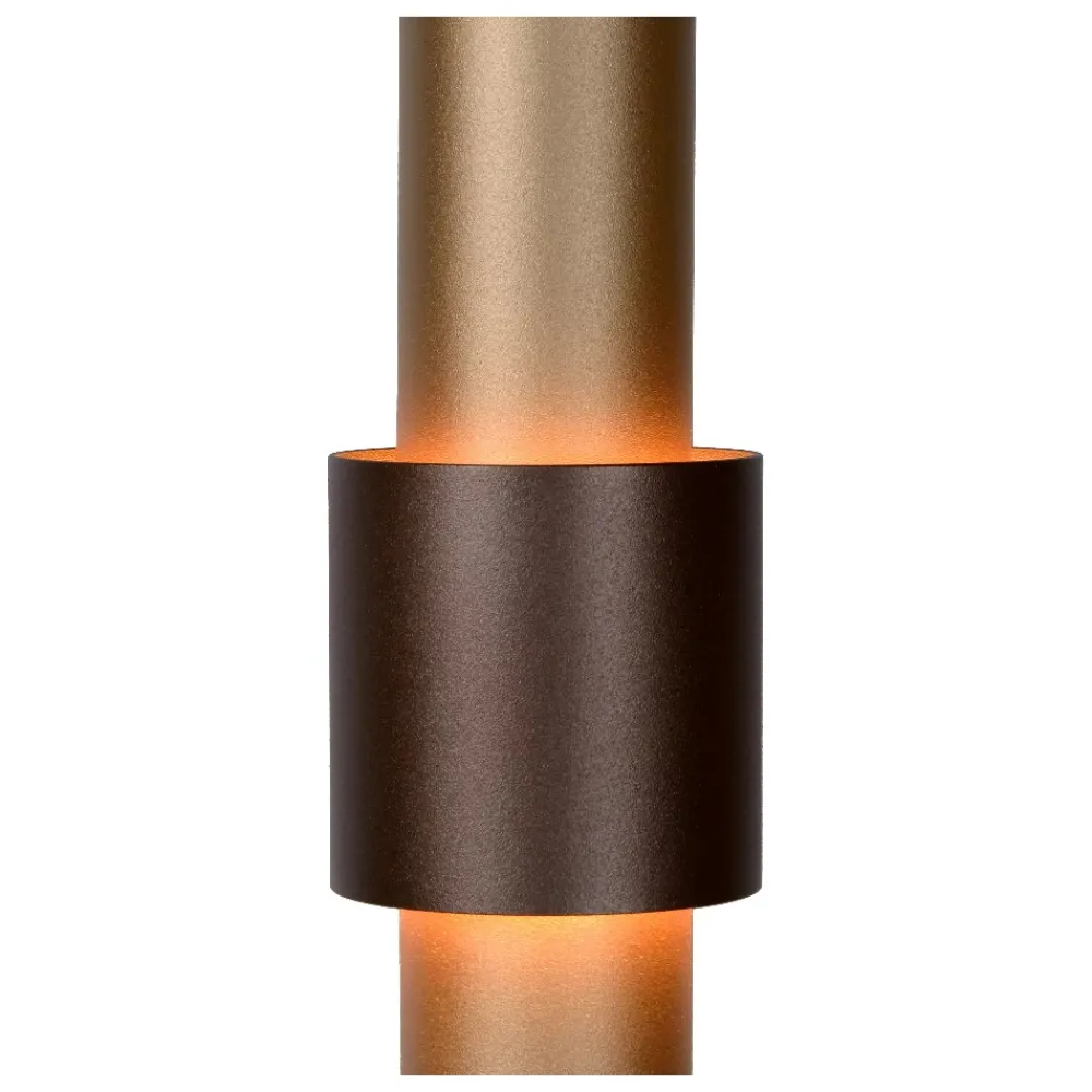 Lampadari Moderni-Selezionato da Mazzolaluce Lampadario 5 luci a sospensione caffe oro per ala da pranzo moderna