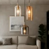 Lampadari Moderni-Perenz Illuminazione Lampadario 3 luci pendenti moderno vetri multicolor perenz coro