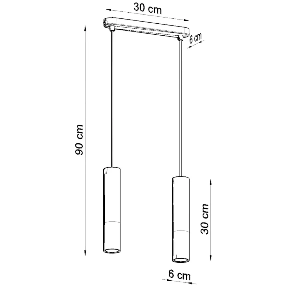 Lampadari Cucina-Selezionato da Mazzolaluce Lampadario 2 luci per isola cucina bianco legno