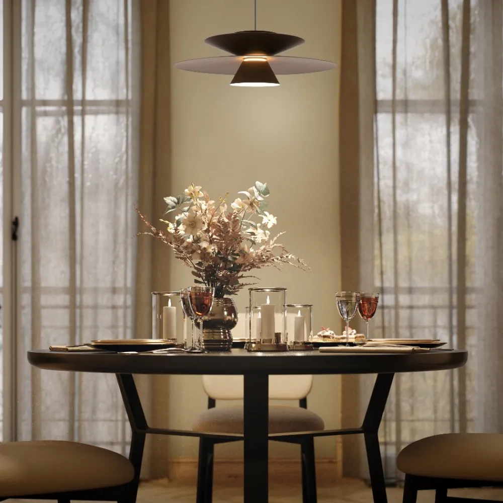 Lampadari Cucina-Selezionato da Mazzolaluce Lampadario marrone caffe design per tavolo cucina sala da pranzo