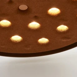 Lampadari Moderni-Selezionato da Mazzolaluce Lampadario marrone led per ristoranti design moderno fonoassorbente
