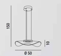 Lampadari Cucina-Perenz Illuminazione Lampadario medusa design per cucina moderna led 30w 3000k