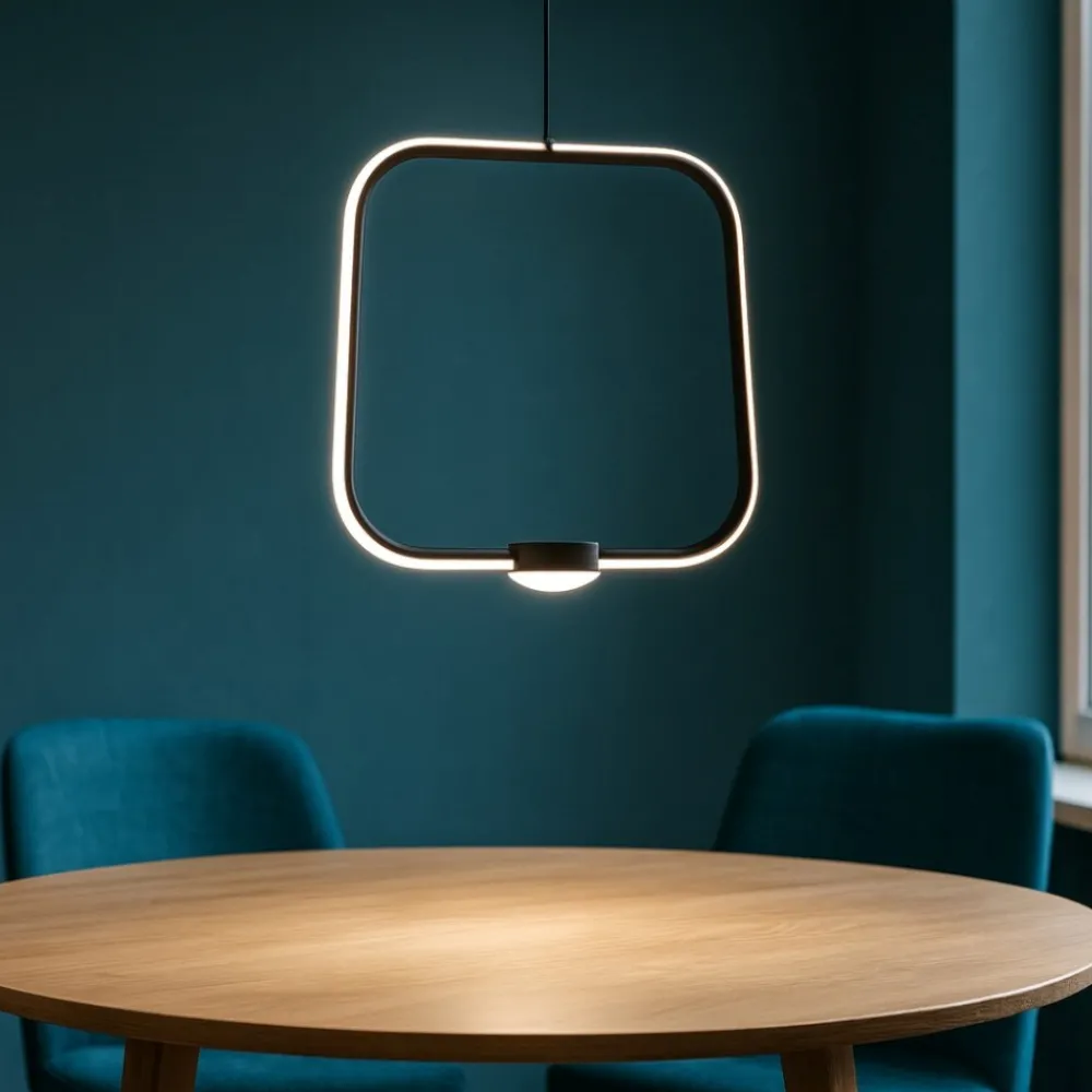 Lampadari Moderni-Ondaluce Lampadario moderno alfa pc nero led