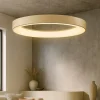 Lampadari Moderni-Selezionato da Mazzolaluce Lampadario moderno anello 50cm oro led 45w 2700k-5000k con telecomando app