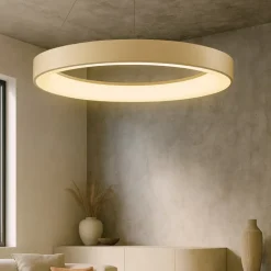 Lampadari Moderni-Selezionato da Mazzolaluce Lampadario moderno anello 50cm oro led 45w 2700k-5000k con telecomando app