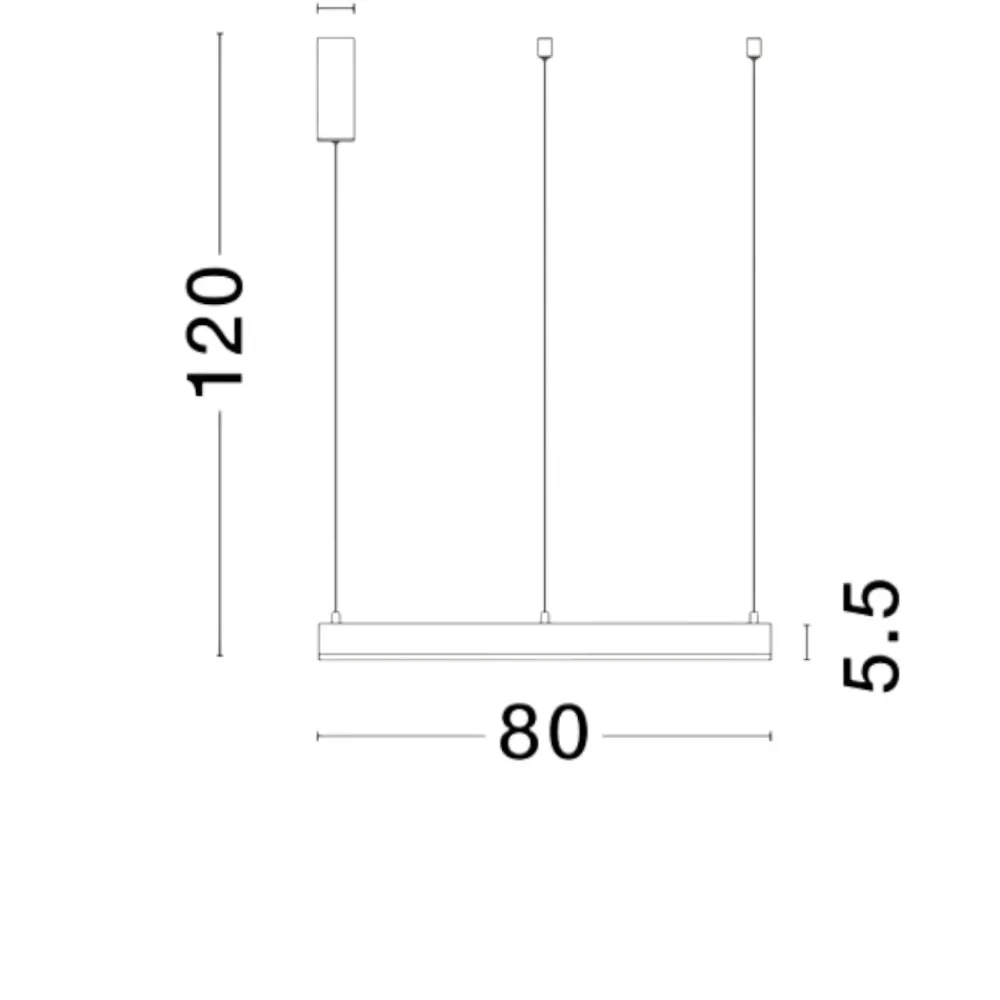Lampadari Moderni-Selezionato da Mazzolaluce Lampadario moderno anello oro 80cm led 48w 3000k dimmerabile