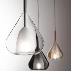 Lampadari Moderni-Fabas Luce Lampadario moderno a sospensione per soggiorno lila