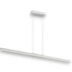 Lampadari Moderni-Selezionato da Mazzolaluce Lampadario moderno barra 151cm bianco led biemissione 54w 3000k