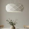 Lampadari Moderni-Selezionato da Mazzolaluce Lampadario moderno bianco design per soggiorno