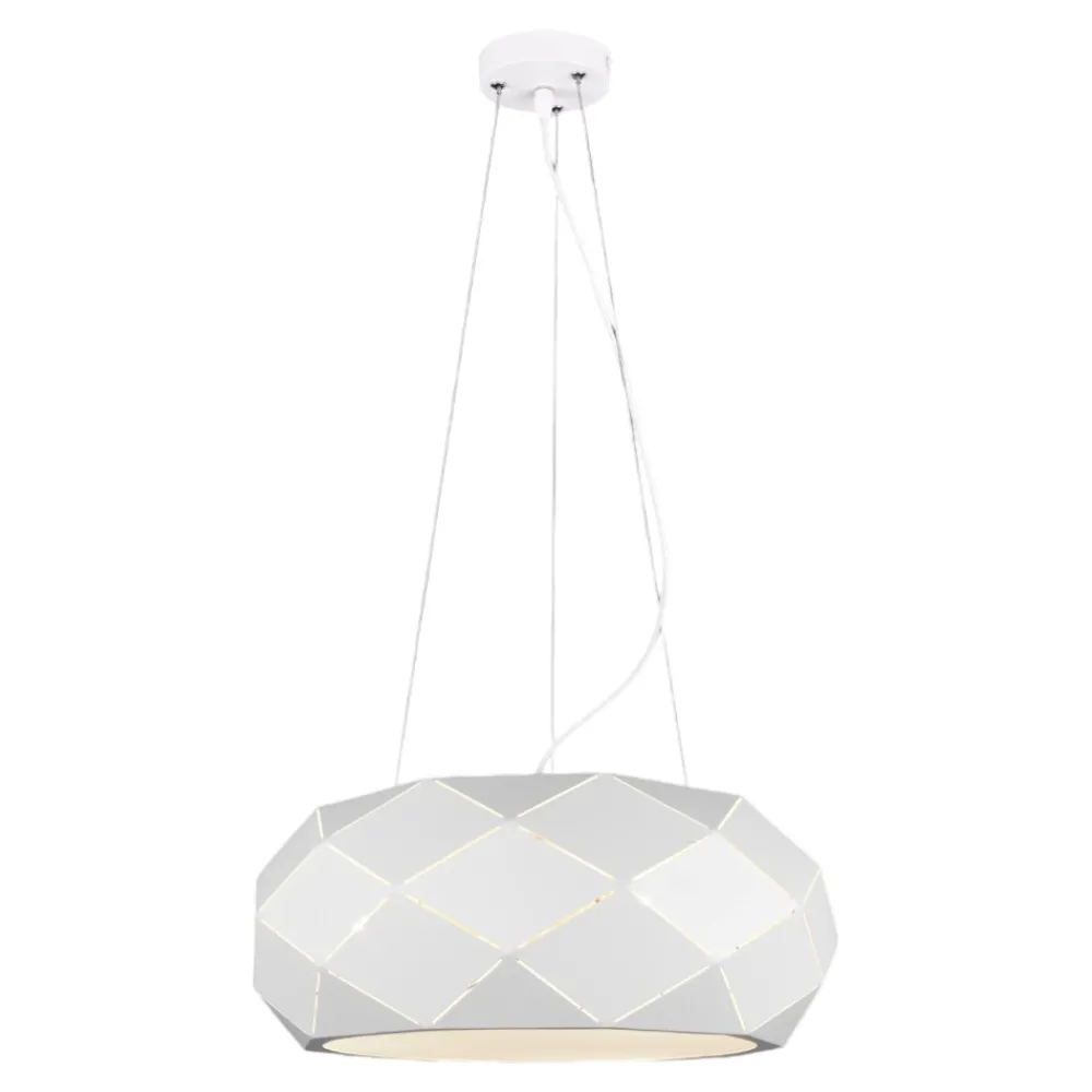 Lampadari Moderni-Selezionato da Mazzolaluce Lampadario moderno bianco design per soggiorno