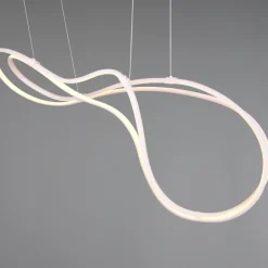 Lampadari Moderni-Selezionato da Mazzolaluce Lampadario moderno bianco led 2300k a 4000k dimmerabile
