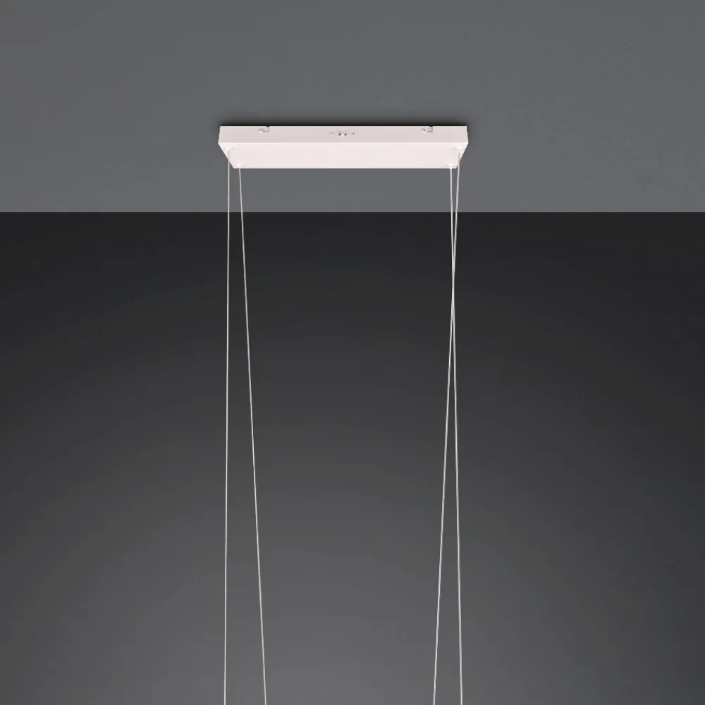 Lampadari Moderni-Selezionato da Mazzolaluce Lampadario moderno bianco led 2300k a 4000k dimmerabile