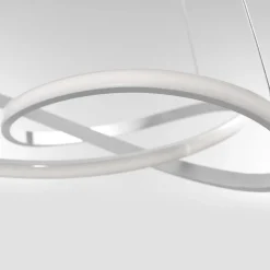 Lampadari Moderni-Selezionato da Mazzolaluce Lampadario moderno bianco led 3000k design