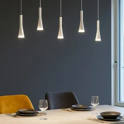 Lampadari Moderni-Perenz Illuminazione Lampadario moderno bianco per sala da pranzo cone perenz led 3000k