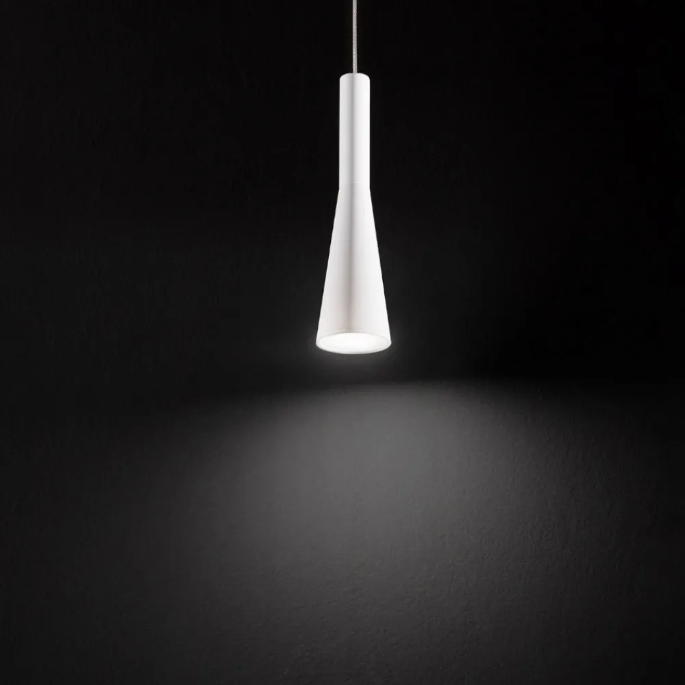 Lampadari Moderni-Perenz Illuminazione Lampadario moderno bianco per sala da pranzo cone perenz led 3000k