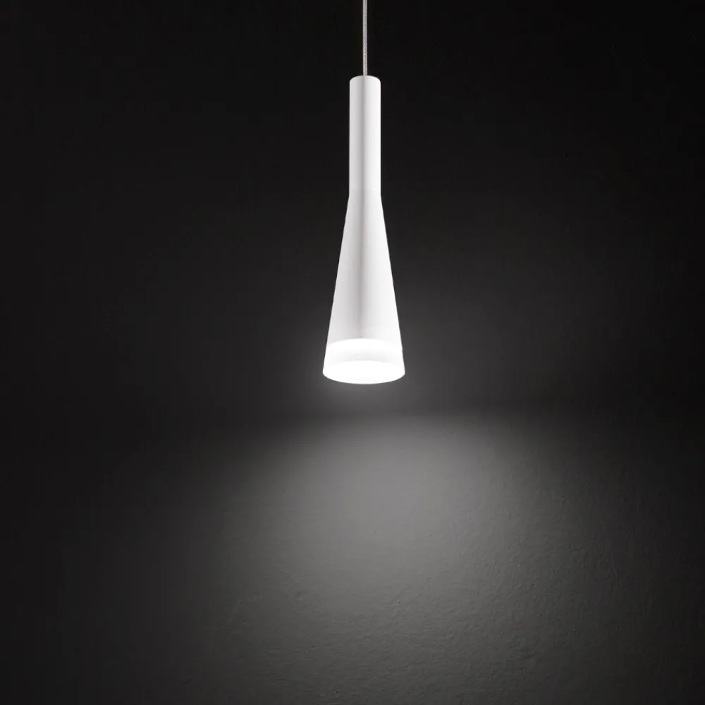 Lampadari Moderni-Perenz Illuminazione Lampadario moderno bianco per sala da pranzo cone perenz led 3000k