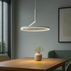 Lampadari Moderni-Vivida International Lampadario moderno bianco vivida meridiana led 17w 3000k 4000k