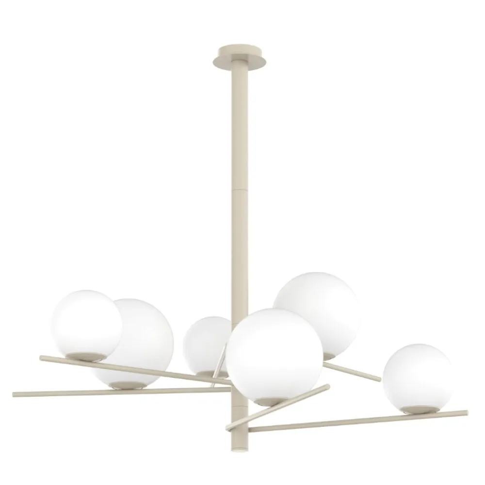 Lampadari Moderni-Top Light Lampadario moderno boomerang tortora