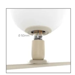 Lampadari Moderni-Top Light Lampadario moderno boomerang tortora
