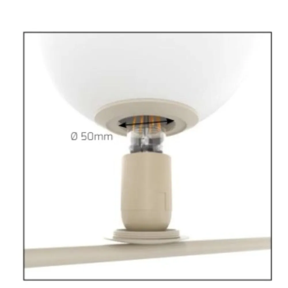 Lampadari Moderni-Top Light Lampadario moderno boomerang tortora