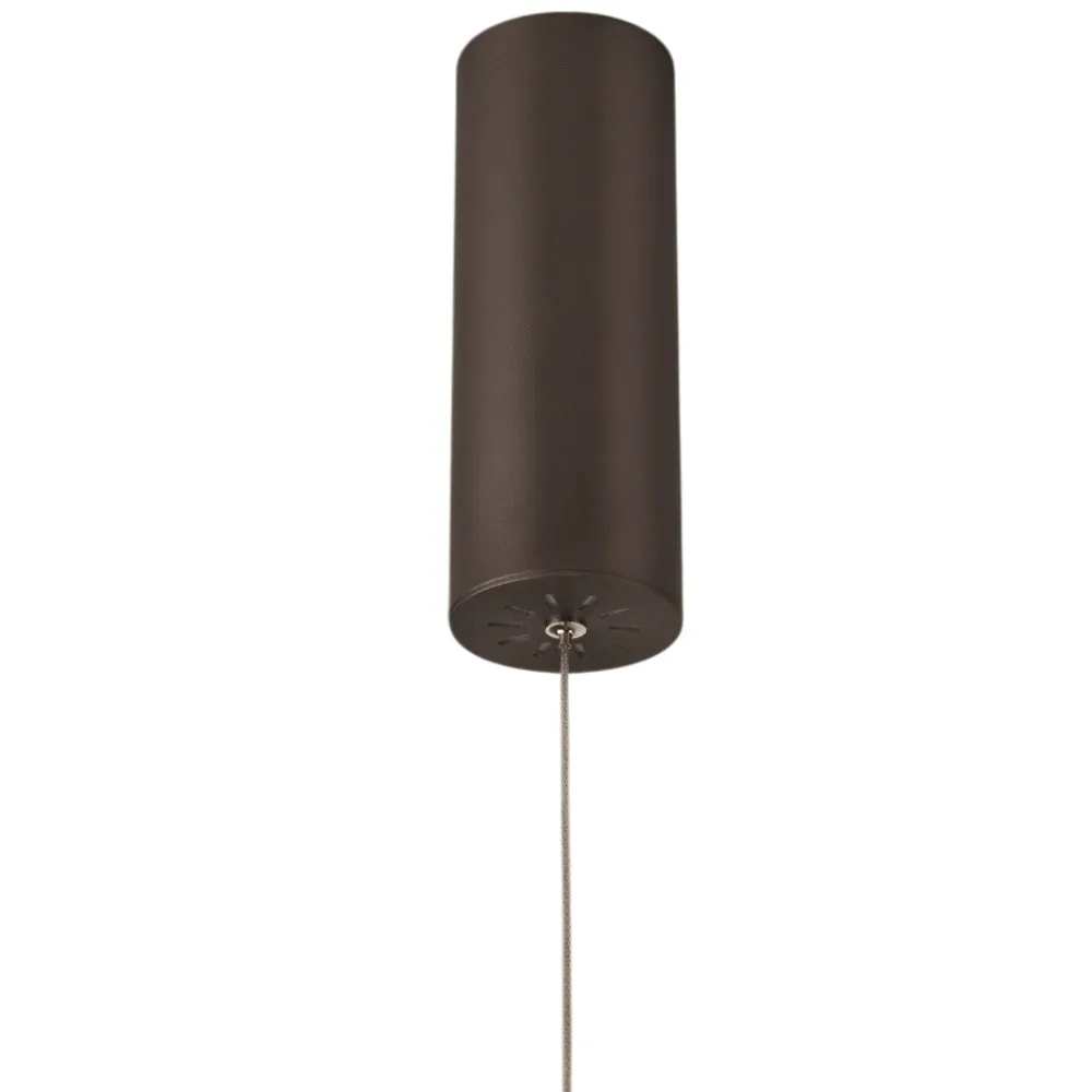 Lampadari Moderni-Selezionato da Mazzolaluce Lampadario moderno cerchio marrone led 60w 3000k