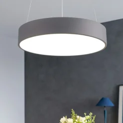 Lampadari Moderni-Affralux Lampadario moderno 60cm band diodi cerchio led 33w 3200k antracite