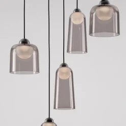 Lampadari Moderni-Selezionato da Mazzolaluce Lampadario moderno da salotto led 3000k con luci pendenti