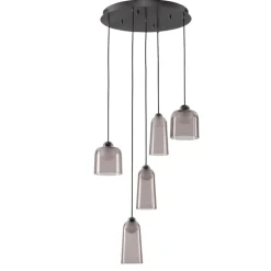 Lampadari Moderni-Selezionato da Mazzolaluce Lampadario moderno da salotto led 3000k con luci pendenti