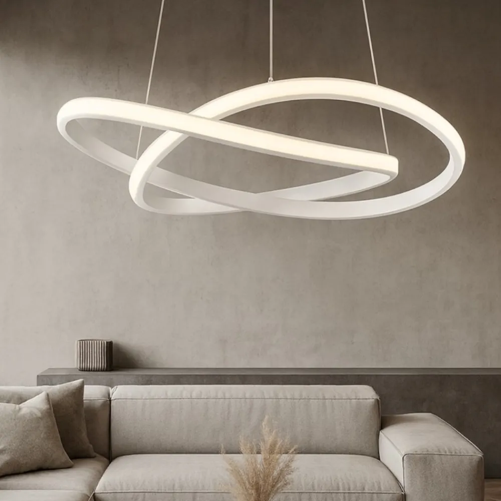 Lampadari Moderni-Selezionato da Mazzolaluce Lampadario moderno da salotto led 4000k h150 cm max