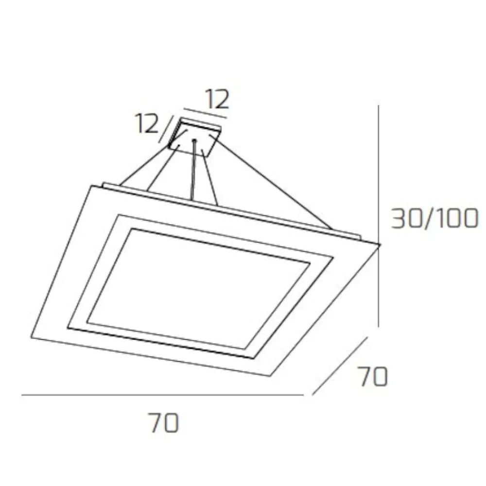 Lampadari Moderni-Top Light Lampadario moderno da soggiorno carpet sabbia