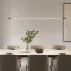 Lampadari Moderni-Selezionato da Mazzolaluce Lampadario moderno da tavolo barra cilindro nero led 20w 3000k