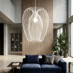 Lampadari Moderni-Fabas Luce Lampadario moderno design bianco camp